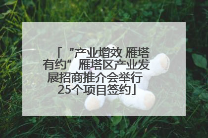 “产业增效 雁塔有约”雁塔区产业发展招商推介会举行 25个项目签约