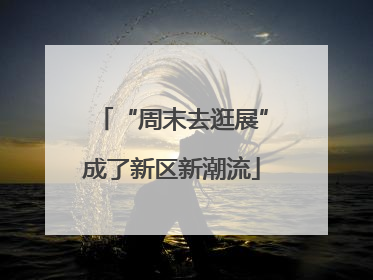 “周末去逛展”成了新区新潮流