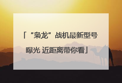 “枭龙”战机最新型号曝光 近距离带你看