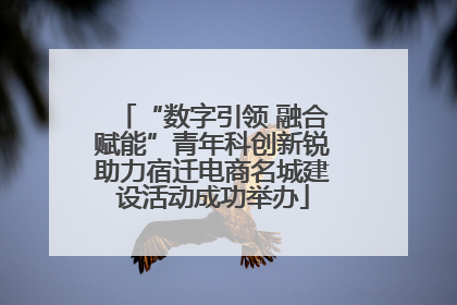 “数字引领 融合赋能”青年科创新锐助力宿迁电商名城建设活动成功举办