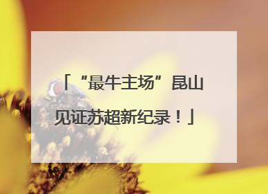 “最牛主场”昆山见证苏超新纪录！
