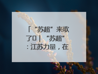 “苏超”来歌了⑪｜“苏超”：江苏力量，在这里聚焦