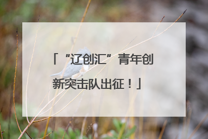 “辽创汇”青年创新突击队出征！
