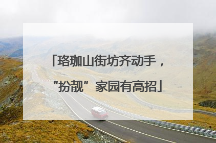 珞珈山街坊齐动手，“扮靓”家园有高招