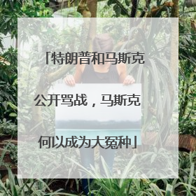 特朗普和马斯克公开骂战，马斯克何以成为大冤种