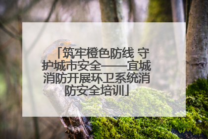 筑牢橙色防线 守护城市安全——宜城消防开展环卫系统消防安全培训
