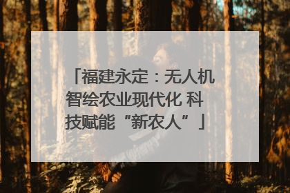 福建永定：无人机智绘农业现代化 科技赋能“新农人”