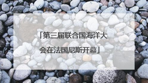 第三届联合国海洋大会在法国尼斯开幕