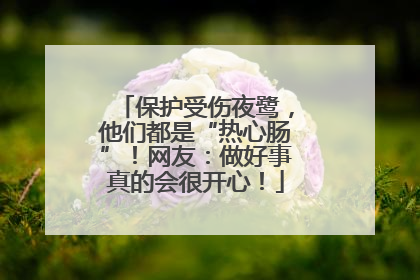 保护受伤夜鹭，他们都是“热心肠”！网友：做好事真的会很开心！