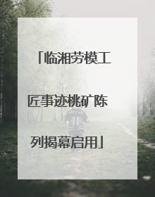 临湘劳模工匠事迹桃矿陈列揭幕启用