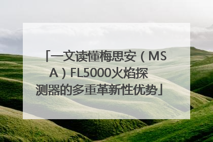 一文读懂梅思安（MSA）FL5000火焰探测器的多重革新性优势