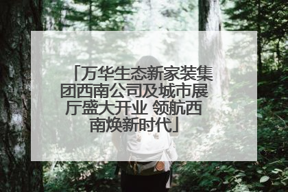 万华生态新家装集团西南公司及城市展厅盛大开业 领航西南焕新时代