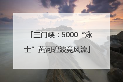 三门峡：5000“泳士”黄河碧波竞风流