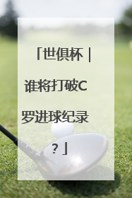 世俱杯｜谁将打破C罗进球纪录？