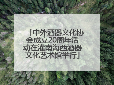 中外酒器文化协会成立20周年活动在灌南海西酒器文化艺术馆举行