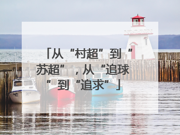从“村超”到“苏超”，从“追球”到“追求”