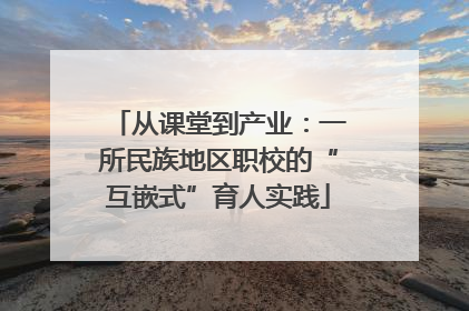 从课堂到产业：一所民族地区职校的“互嵌式”育人实践