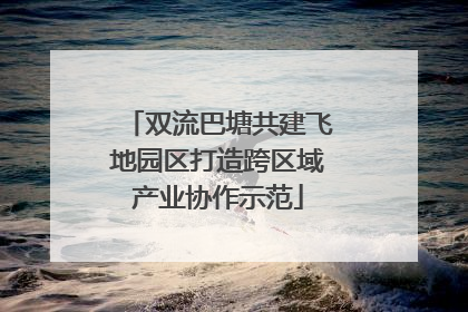 双流巴塘共建飞地园区打造跨区域产业协作示范