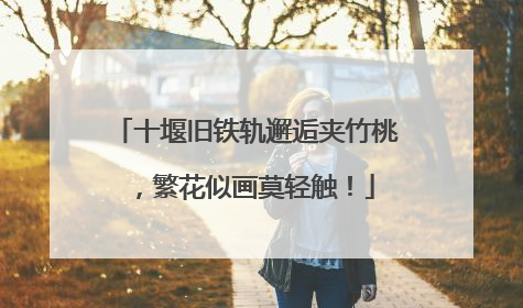 十堰旧铁轨邂逅夹竹桃，繁花似画莫轻触！