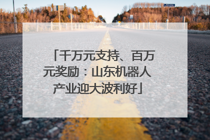 千万元支持、百万元奖励：山东机器人产业迎大波利好
