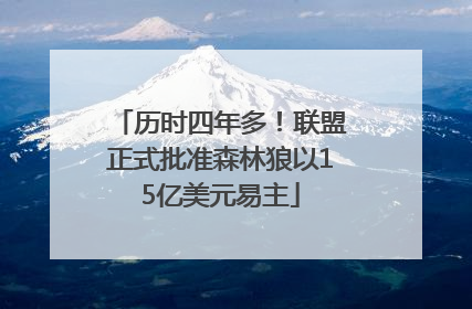 历时四年多！联盟正式批准森林狼以15亿美元易主