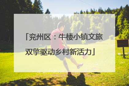 兖州区：牛楼小镇文旅双擎驱动乡村新活力