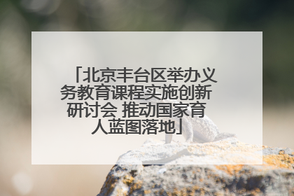 北京丰台区举办义务教育课程实施创新研讨会 推动国家育人蓝图落地