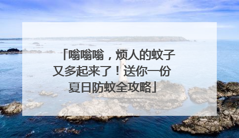 嗡嗡嗡，烦人的蚊子又多起来了！送你一份夏日防蚊全攻略