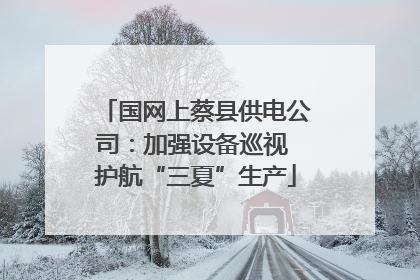国网上蔡县供电公司：加强设备巡视 护航“三夏”生产