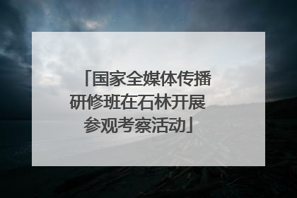 国家全媒体传播研修班在石林开展参观考察活动