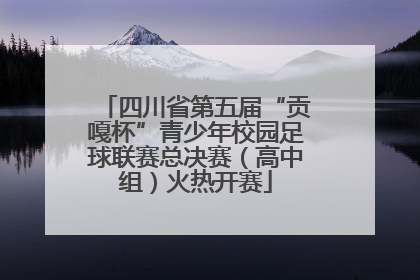 四川省第五届“贡嘎杯”青少年校园足球联赛总决赛（高中组）火热开赛