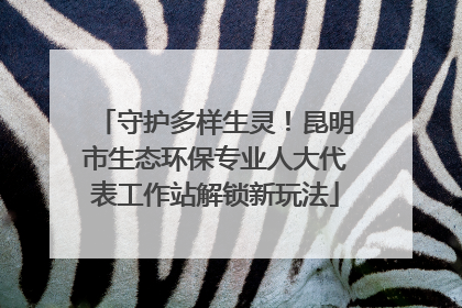 守护多样生灵！昆明市生态环保专业人大代表工作站解锁新玩法