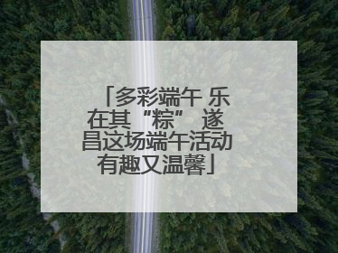 多彩端午 乐在其“粽” 遂昌这场端午活动有趣又温馨