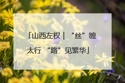山西左权｜“丝”缠太行 “路”见繁华