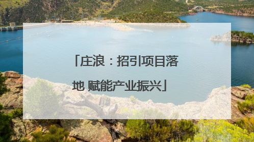 庄浪：招引项目落地 赋能产业振兴