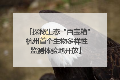 探秘生态“百宝箱” 杭州首个生物多样性监测体验地开放