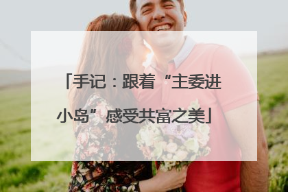 手记：跟着“主委进小岛”感受共富之美