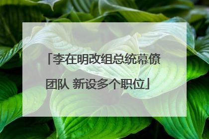 李在明改组总统幕僚团队 新设多个职位