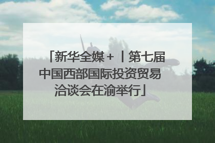 新华全媒＋丨第七届中国西部国际投资贸易洽谈会在渝举行
