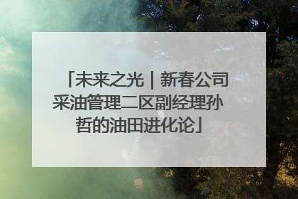 未来之光｜新春公司采油管理二区副经理孙哲的油田进化论