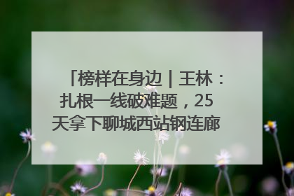 榜样在身边｜王林：扎根一线破难题，25天拿下聊城西站钢连廊“硬核”工程