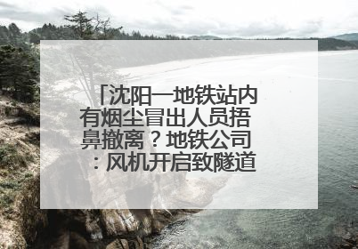 沈阳一地铁站内有烟尘冒出人员捂鼻撤离？地铁公司：风机开启致隧道灰尘飘散至站内