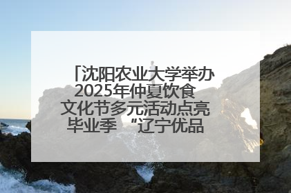 沈阳农业大学举办2025年仲夏饮食文化节多元活动点亮毕业季 “辽宁优品”进校园首站启动
