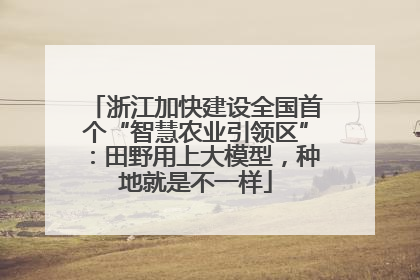 浙江加快建设全国首个“智慧农业引领区”：田野用上大模型，种地就是不一样