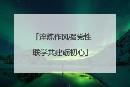 淬炼作风强党性 联学共建砺初心