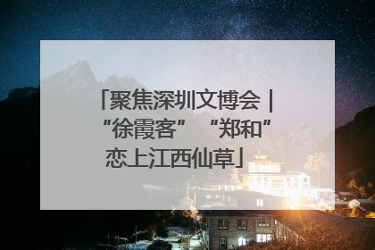 聚焦深圳文博会｜“徐霞客”“郑和”恋上江西仙草