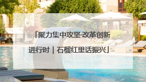 聚力集中攻坚·改革创新进行时｜石榴红里话振兴
