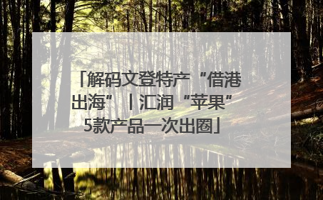 解码文登特产“借港出海”丨汇润“苹果”5款产品一次出圈