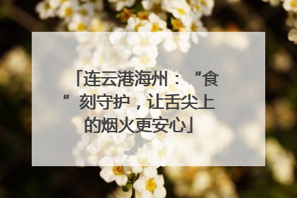 连云港海州：“食”刻守护，让舌尖上的烟火更安心