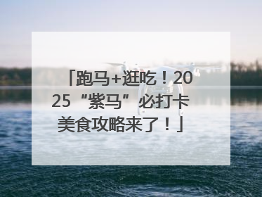 跑马+逛吃！2025“紫马”必打卡美食攻略来了！